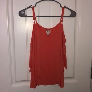 Peach blouse